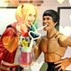 Illustration for article titled Happy Valentines Day from Harley Quinn and Bruce!